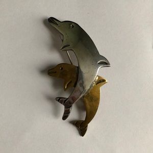 Vintage Dolphin pin